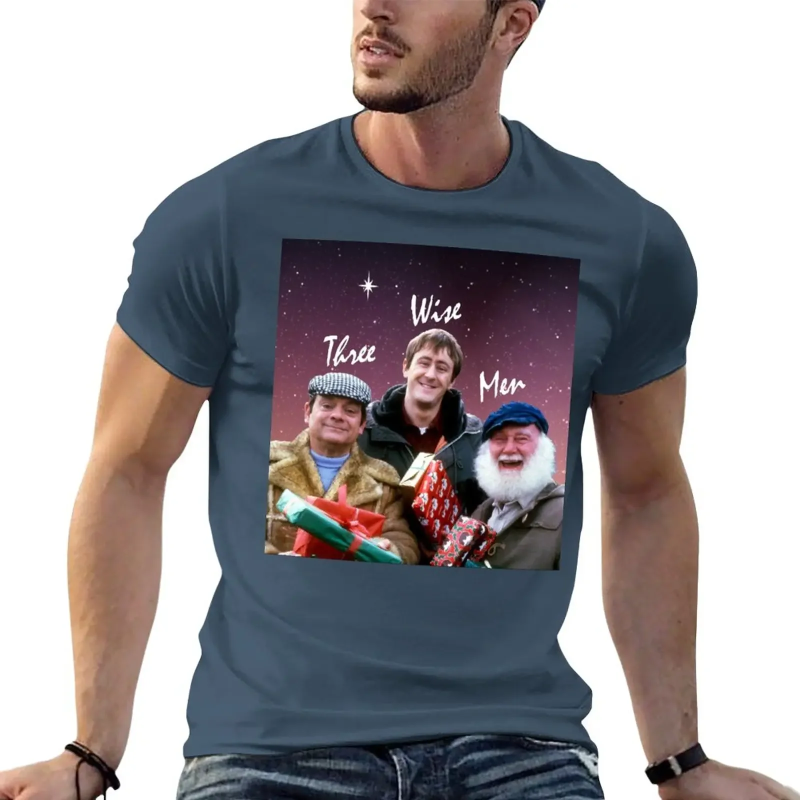 

Мужские футболки с рисунком только Fools - Three Wise, забавные мужские футболки с рисунком