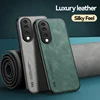 For Honor 90 Pro Case Leather With Metal Plate Magnetic Holder Phone Case For Honor 90 90Pro Soft Silicone Shockproof Back Cover 3