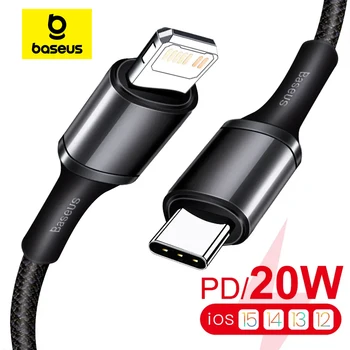 Baseus PD 20W USB C Cable for iPhone 13 12 Pro Max Fast Charge for iPhone USB C Cable USB Type C Cable Data Cable USB Charger