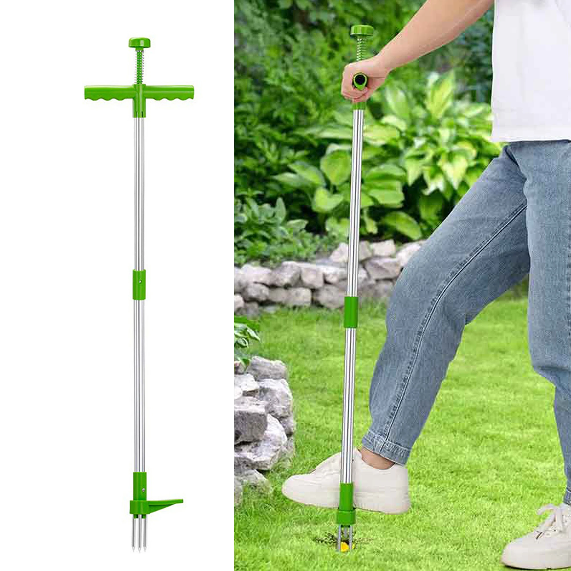 Standing Manual Weeder Manual Weeder Vertical Hand Tool Root Removal Hand Weeding Tool Portable