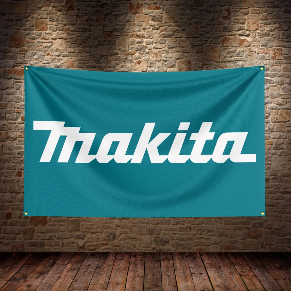 3X5Ft Makitas Flag Polyester Printed Car Banner For Decor
