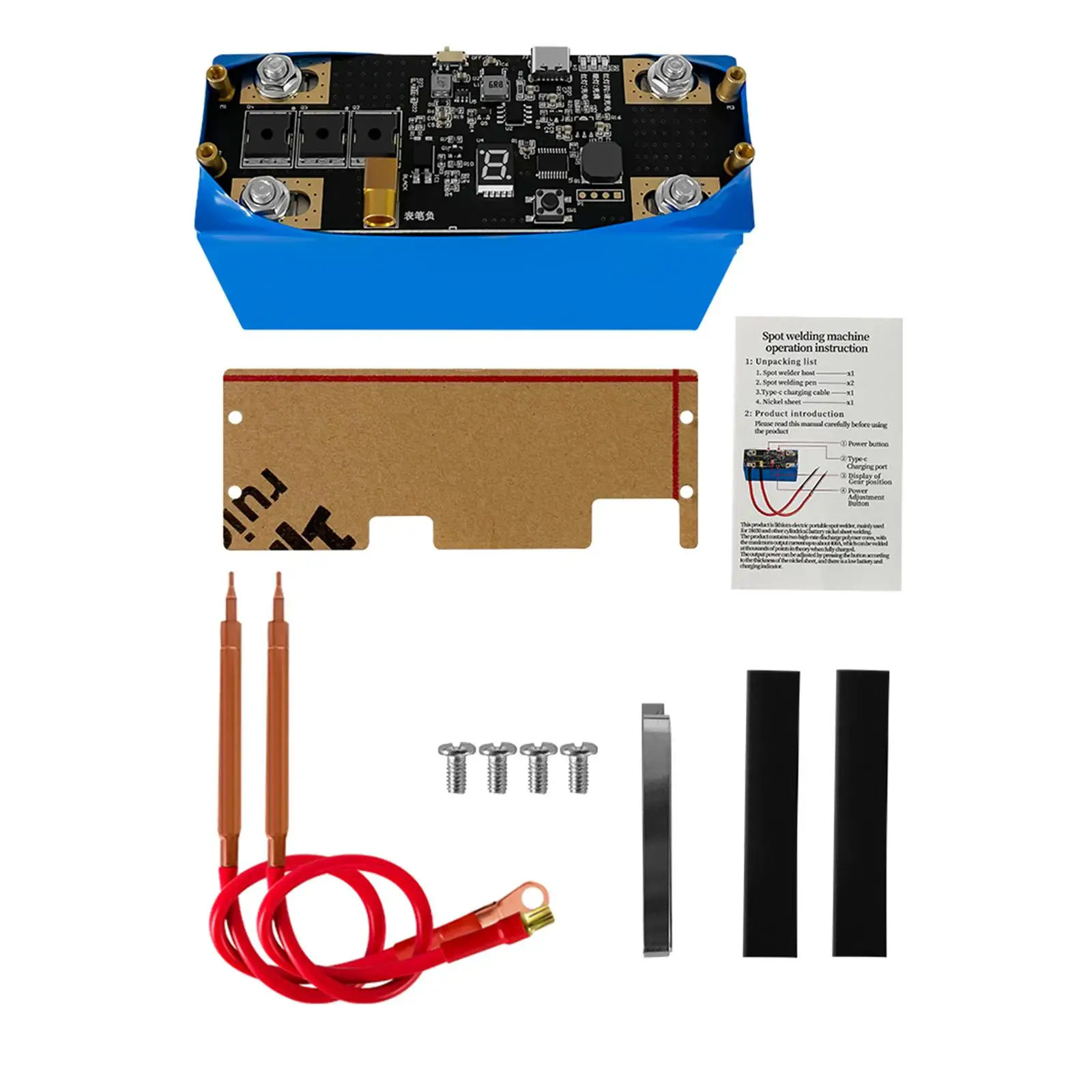 

Portable Spot Welder Easy to Use High Temperature Reminder Type C Fast Charging Handheld Small Spot Welding Machine for Repair