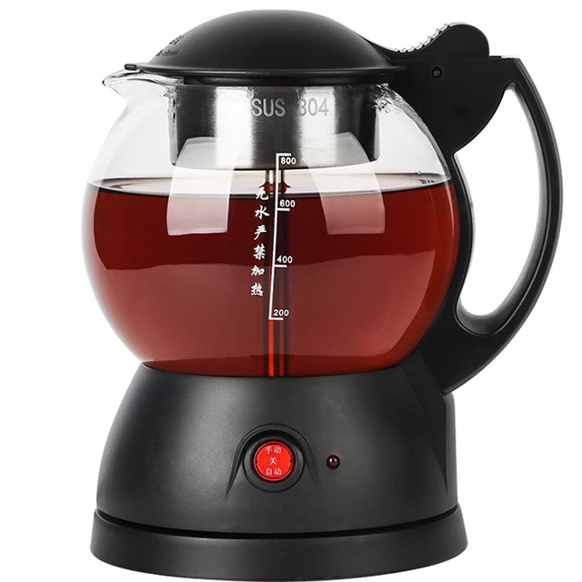 at Home Electric Tea Kettle, Black