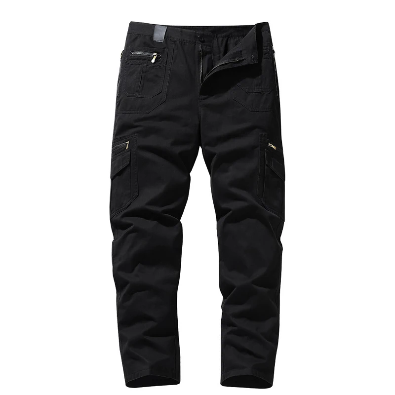 Description Picture 5 of itemMen Cargo Tactical Pants Work Combat Multi-pockets Casual Training Trousers Overalls Clothing Outdoor Joggers Male Cargo Pants