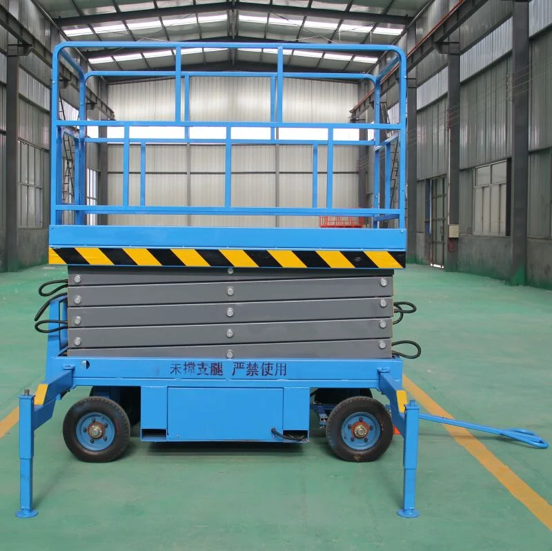 

2023 China 12m Lifting Tables Height Hydraulic Automatic Scissor Lift Platform CE Mobile Work Crane Basket with Electric Scissor