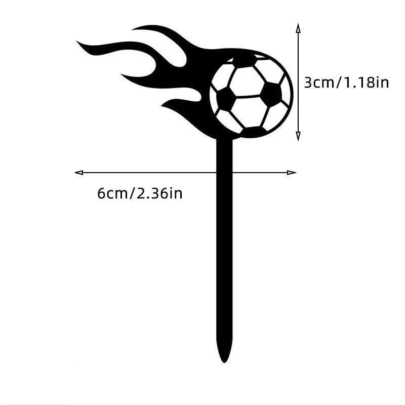 Youth Sports-Themed Cake Topper Decorations
