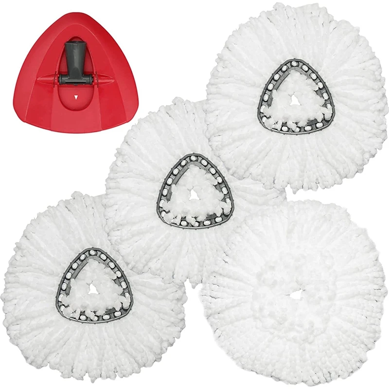 Spin Mop Replacement Head Mop Cloths Pads For Ocedar Easywring Mop
