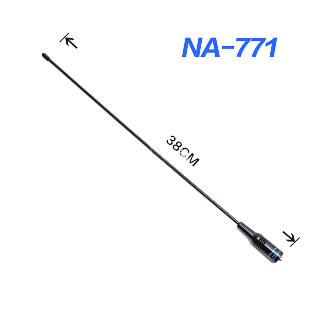 Intero Na-771 Sma-M Sma-F Antenna Morbida Maschio Radio Bidirezionale Vhf/Uhf 144/430Mhz Per Walkie-Talkie Yaesu Tf-Uv985 Vx-5R Vx-6R