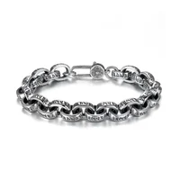 Bracelet Mantra à Six caractères en argent Sterling S925 pour hommes et femmes, haute qualité, prix d'usine, rétro, tendance, bijoux cadeau, nouvelle collection 2023 6