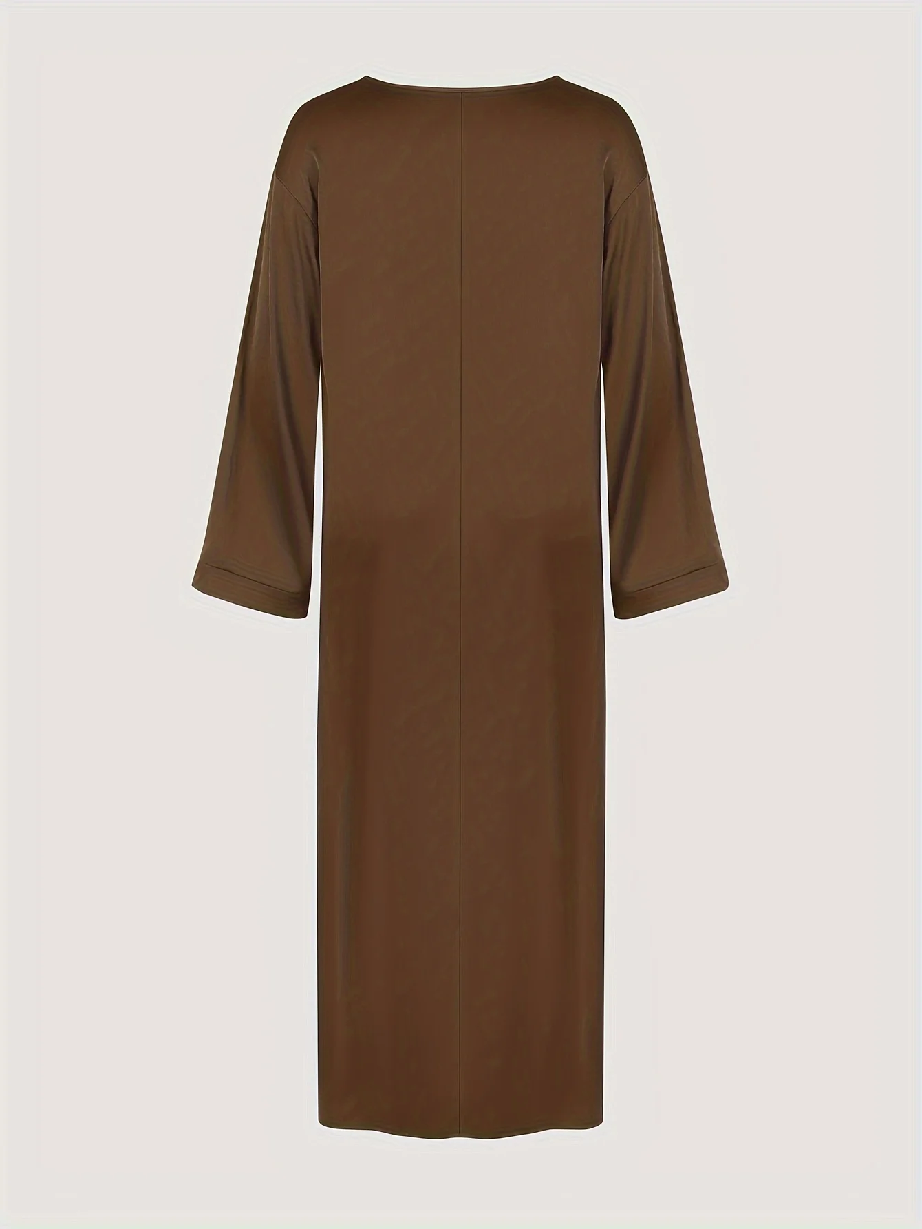 ردية نسائية مغلقة غير رسمية ، بلون واحد ، إذن من ا...