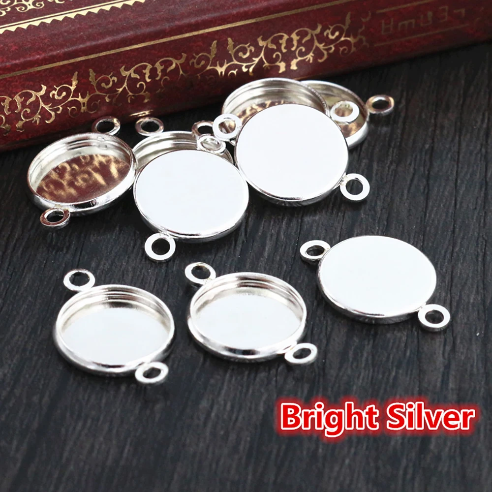 Multi-Size Colorful Plated Iron Pendant Trays
