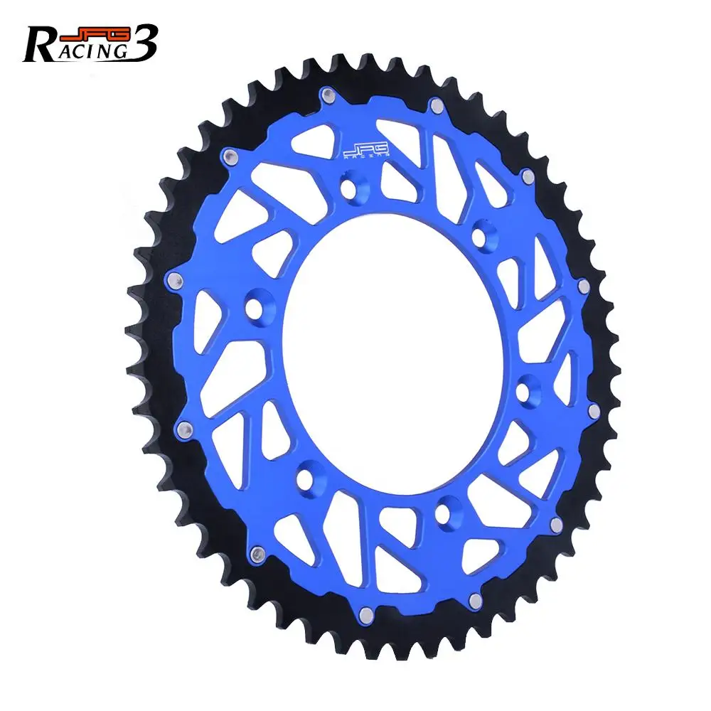 

Motorcycle Aluminum 45 48 49 50 51 T Rear Chain Sprocket For Yamaha YZ TTR WR 125 230 250F 250R 250 400F 426F 450F YZF WRF