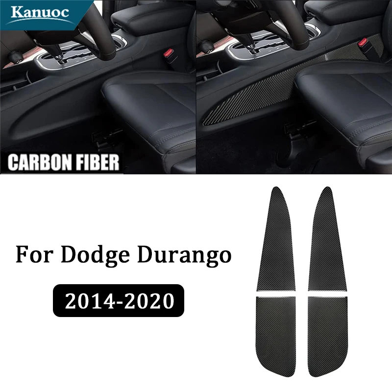 

For Dodge Durango 2014 2015 2016 2017 2018 2019 2020 Carbon Fiber Center Console Side Stickers Car Styling Interior Accessories