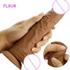FLXUR Penis Realistic Dildo For Women Soft Flexible Suction Cup Female Masturbator Vagina Adult Erotic Sex Toy Product Cock 1