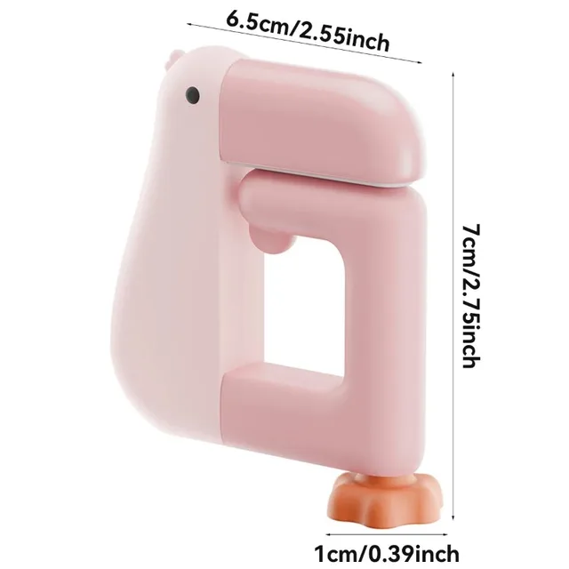 Thinking Duck – crochet Portable suspendu, décor de Table, portefeuille, crochet de sac, support mural, sac à main, sans poinçonnage, fournitures de bureau pour étudiants 6