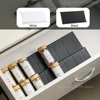 Spice Drawer Organizer Adjustable Spice Rack for Spice Jars 4 Layers Kitchen Spice Drawer Shelf Cabinet Pantry Kitchen Organizer 3