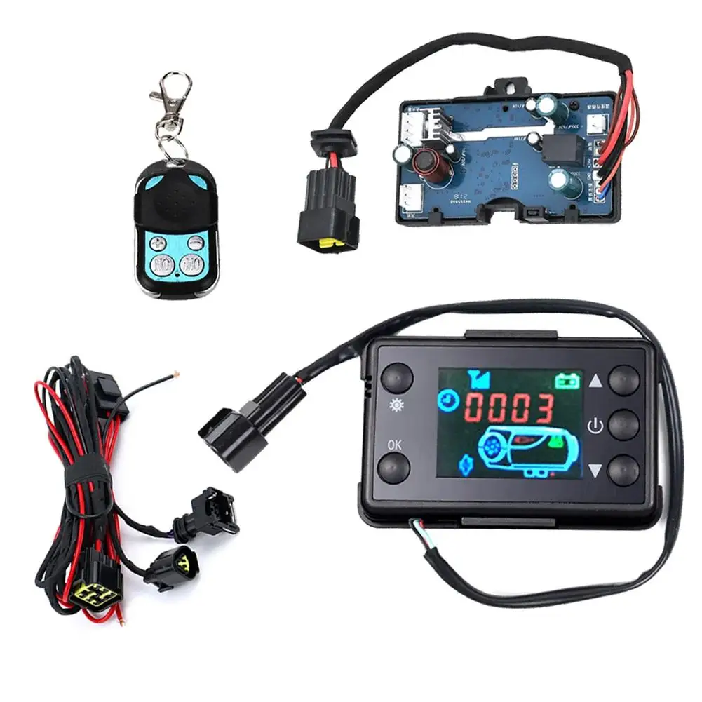 Diesels Air Heater Control Board 12V 24V LCD Monitor Switch Control Board With Remote Parking Heater Repair Parts