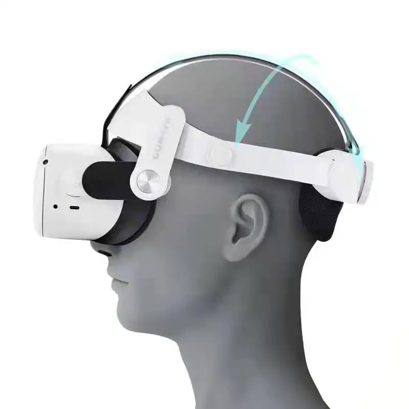 GOMRVR Head strap djustable for Oculus Quest 2 halo strap ,Increase Supporting forcesupport , comfort-oculus quest2 Accessorie