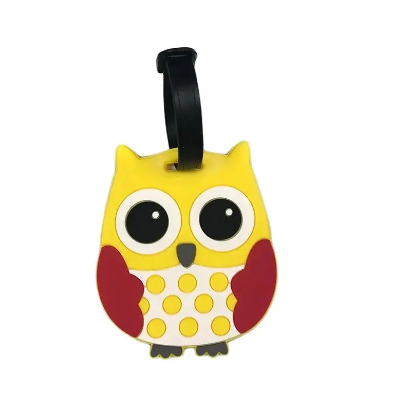 

Personalized customization travel bag accessories PVC luggage tag