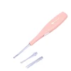Three Heads Earwax Baby Removal Light Cleaner Pick Tool Flashlight Earpick Ear Cleaning Tool Silicone Head Ear Spoon 5