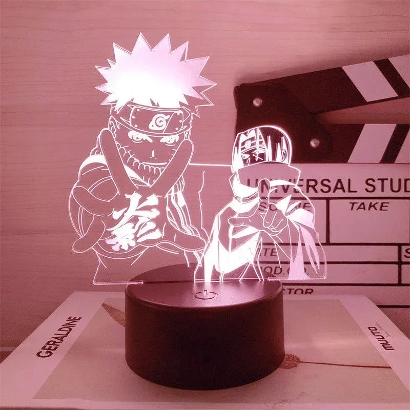 3D LED Night Light - Anime Naruto Characters Action Figure Collection