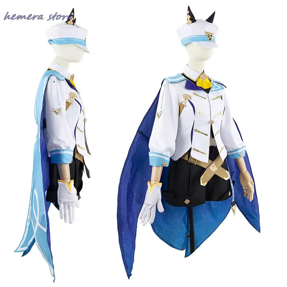 

Anime Umamusume: Pretty Derby Cheval Grand Cosplay Costume Cape Wing Game Uniform Full Set Woman Kawaii Carnival Party Suit
