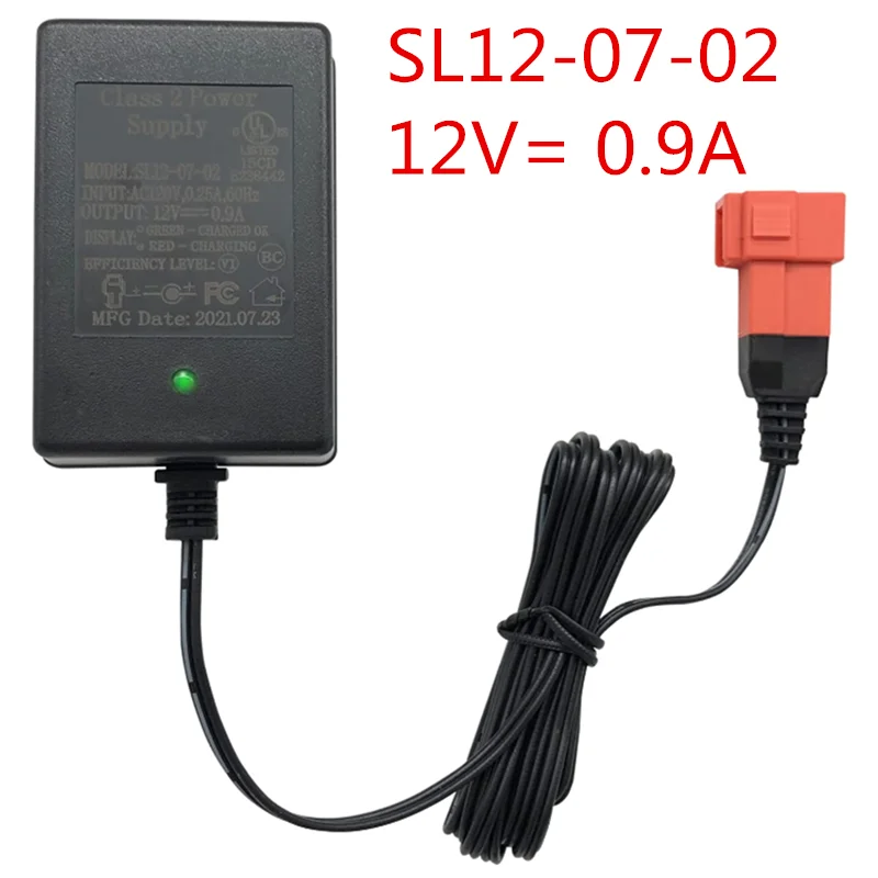 12 Volt Battery Charger for Ride On Toys 12V Kids Ride On Car Charger,12V Electric Car Riding Toy Battery Power Adapter Square new arrival 1pc 400w 40a 12v 24v car battery charger smart automatic trickle pulse repair