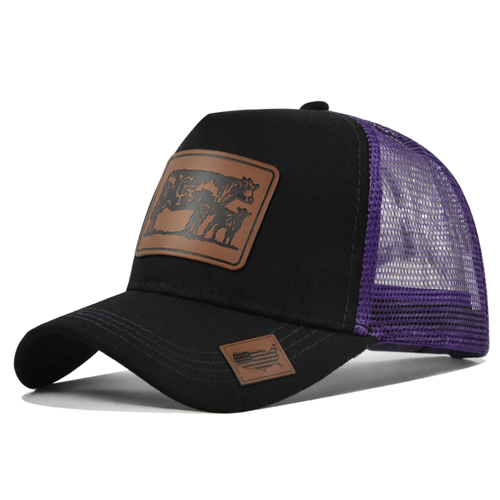 Luxury Bull Embroidered Snapback Cap - Unisex Stylish Rancher Hat