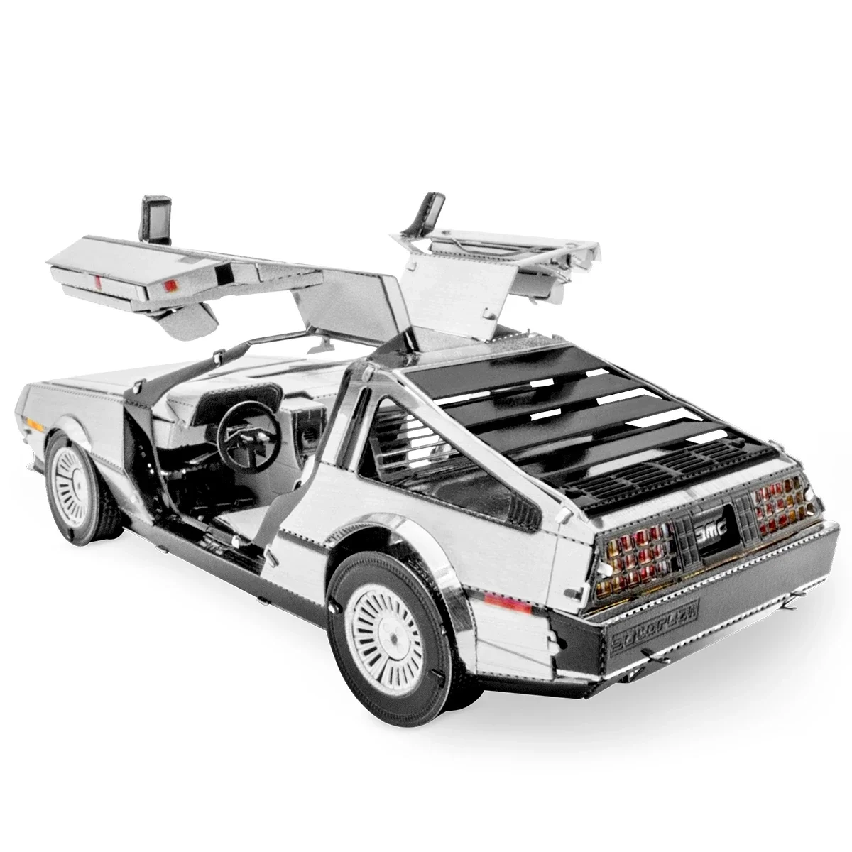 DeLorean 3D Metal Puzzle model kits DIY Laser Cut Puzzles Jigsaw Toy 2