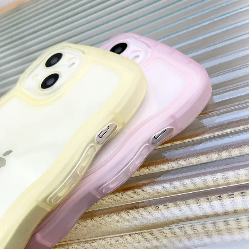 Wave Edge Translucent With Lanyard Phone Case For IPhone 17 16 15 14 Pro Max 13 12 11 Xr Xs 7 8 Plus SE2/SE3 TPU Soft Back Cover — view 5