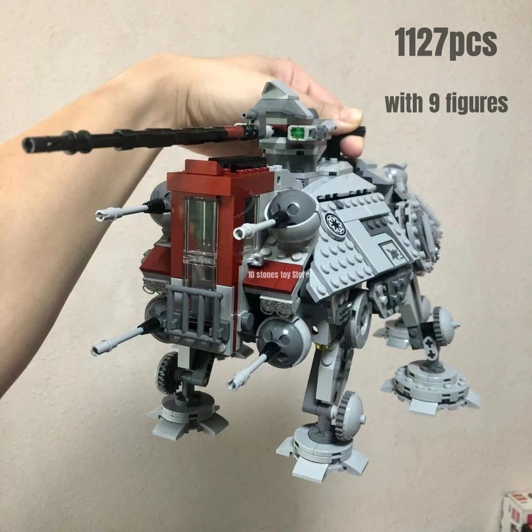 1127 Pezzi Walker Mech Building Blocks Modello Fit 75337 Mattoni Giocattoli Per Bambini