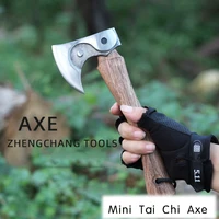 Tai Chi Bagua Axe Outdoor Gardening Camping Play Forging Shape Emergency Consumption Jungle Logging Woodcutting Axe 1
