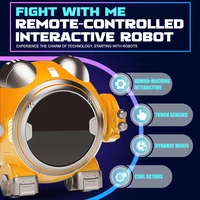 2024 New AT008 Robot Touch Dance and Music Fight With Me Remote Control Battle Robot LED Light Smart Rc Robot Boy Gift Toy 2