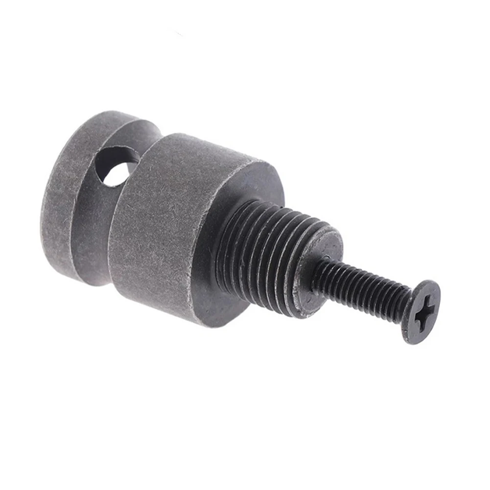 1pc Drill Chuck Adaptor With Screw 1/2-20UNF For Impact Wrench Conversion Alloy Steel High Strength Power Tool Accessory