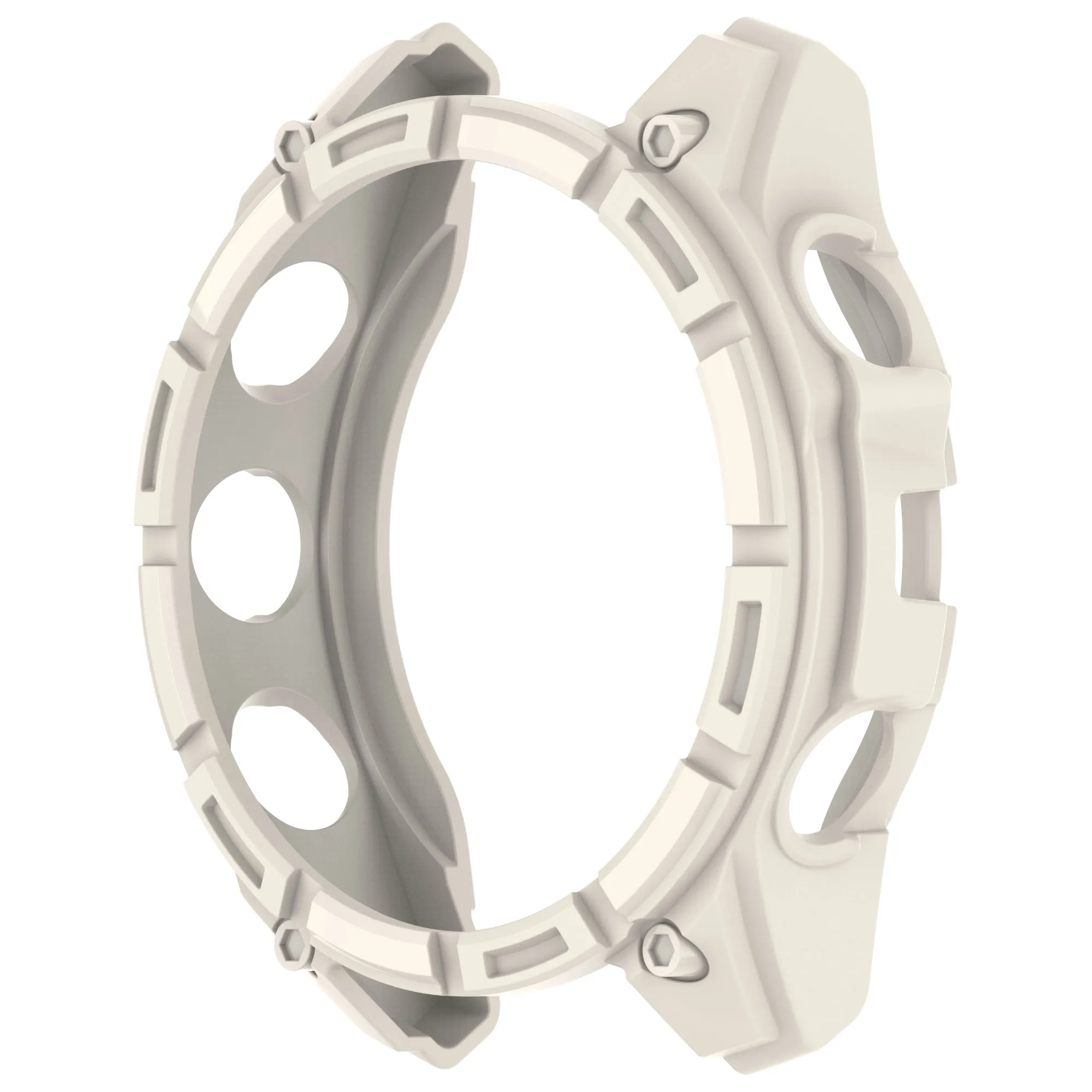 Colorful TPU Watch Cover Decoration for Garmin Fenix 8 - Hollow Design