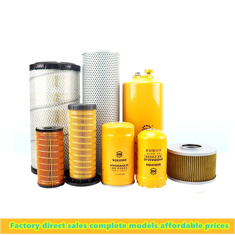 

For Caterpillar CAT 313 D2 excavator oil diesel filter air filter hydraulic return oil inlet pilot filter maintenance filter