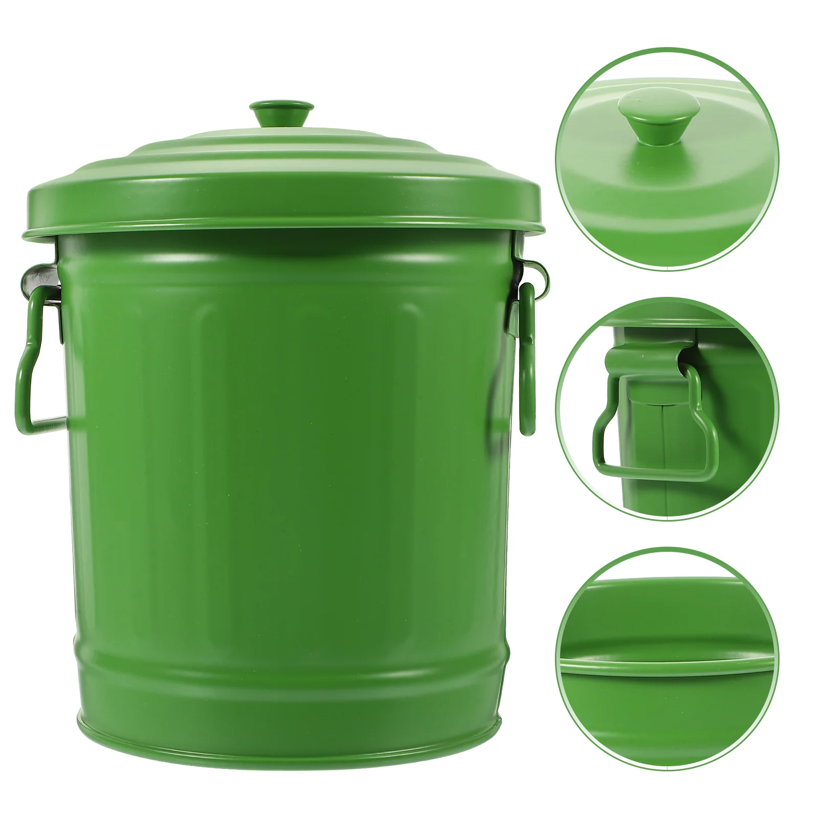 

Корзина для мусора с ручкой и крышками, органайзер для офисного стола, корзина для хранения мусора