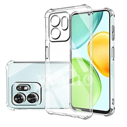 Transparent Soft TPU Clear Full Cover Phone Case for Honor X6b 5G