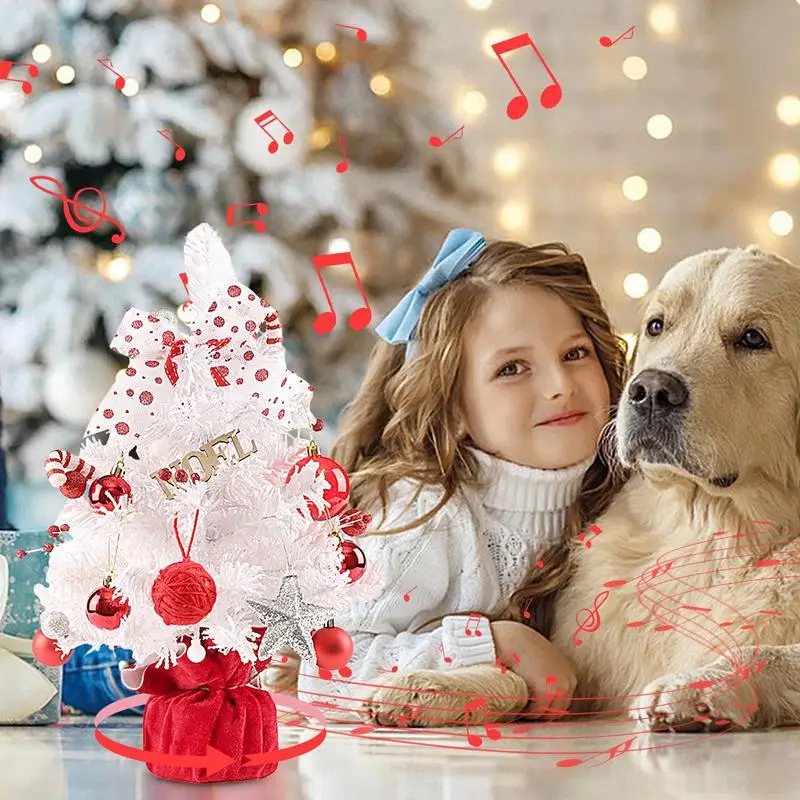 

Музыкальная шкатулка для рождественской елки, многоразовая музыкальная шкатулка, механический декор для рождественской елки, для стола, прихожей, журнального столика, прикроватного столика, балкона