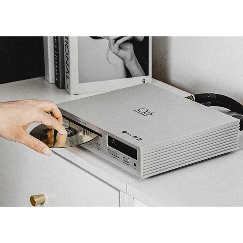 SHANLING CD80 MQA CD 플레이어, 필립스 드라이브, ES9219MQ DAC, LTA8092 앰프 칩, 고해상도 오디오, 블루투스 입력 LDAC