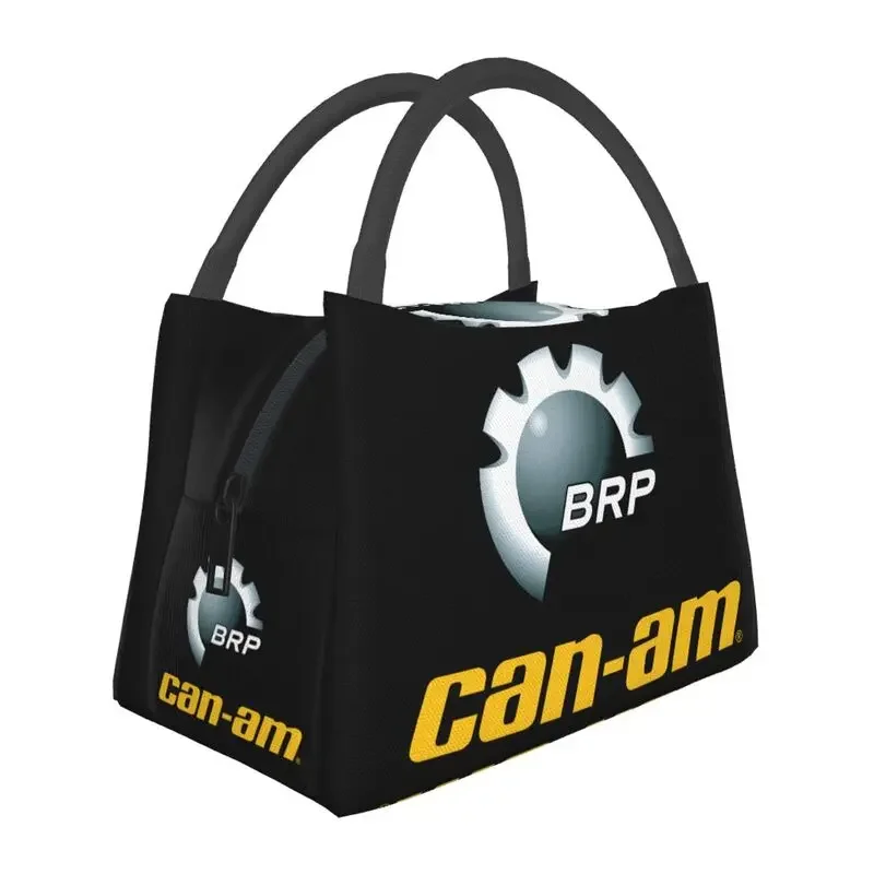 

Can Am Logo Insulated Lunch Bag for Work Office Waterproof Cooler Thermal Bento Box Women