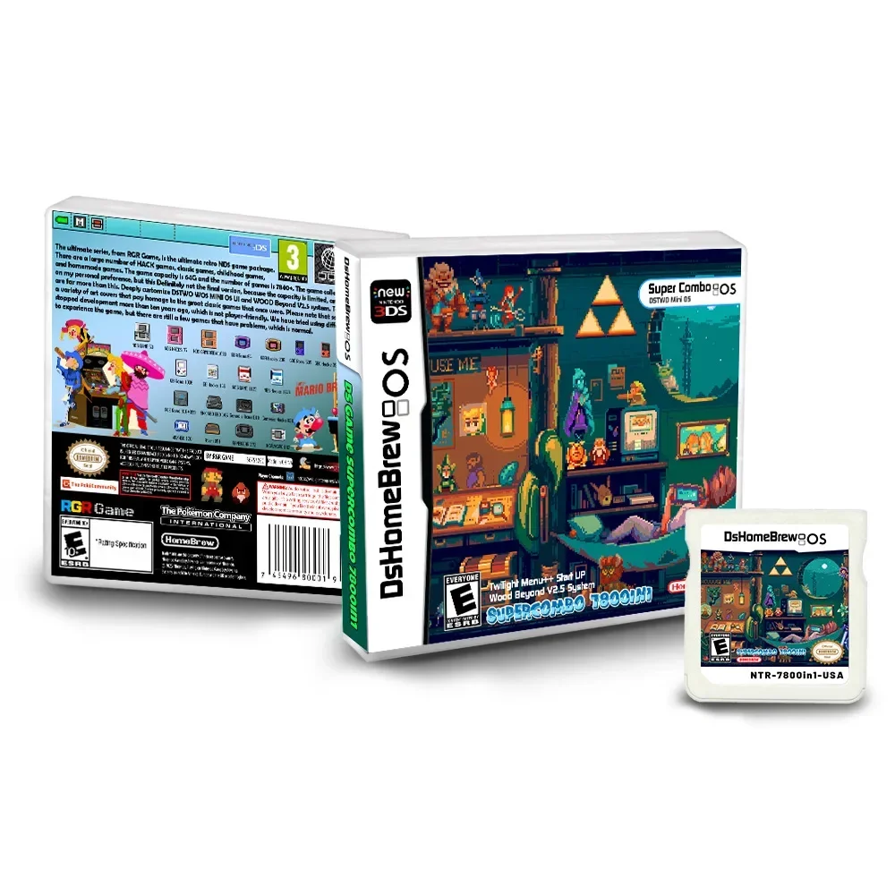 Sd Card Play 3ds R4i 3ds Games Nieuwe Ds Kaart 7800 In Cartridge