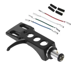 Premium Moving Magnetic Cartridge Stylus with Aluminum Alloy Headshell (Black Holder)