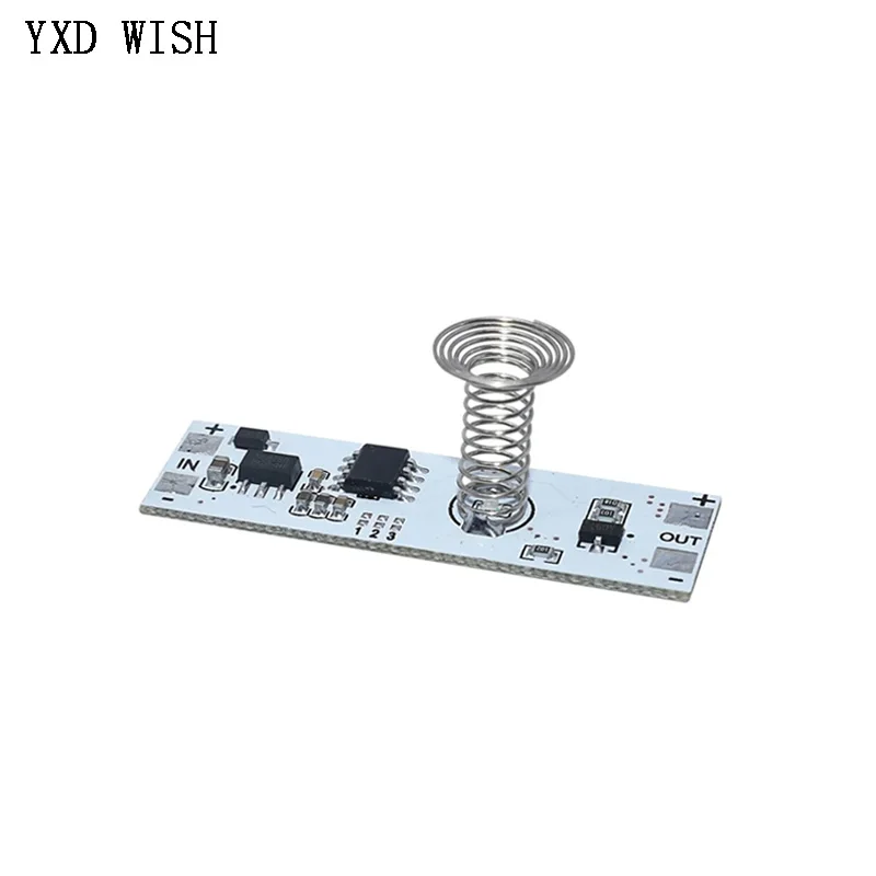 DC 12V Capacitive Touch Sensor Switch Module Coil Spring Switch LED Dimmer  Control Switch 9-24V 30W 3A LED Light Strip DIY Kit AliExpress