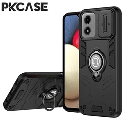 Shockproof Magnetic Stand Case for Motorola Devices - PKCASE (Black)
