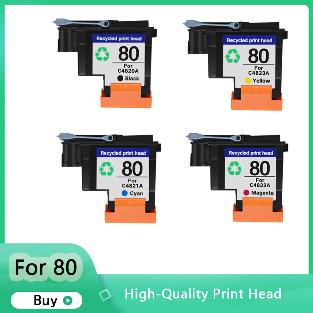 

Compatible For HP 80 Printhead C4820A C4821A C4822A C4823A for HP80 Print Head Designjet 1050 1055 1055cm 1050c Plus Printer