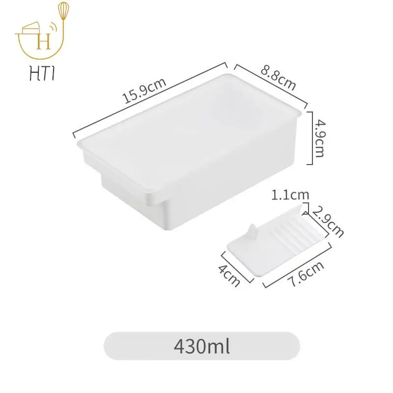 Butter Dish With Cover Butter Fresh-keeping Box With Cutter Slicer Countertop Box For Refrigerator Storage Home butter storage box