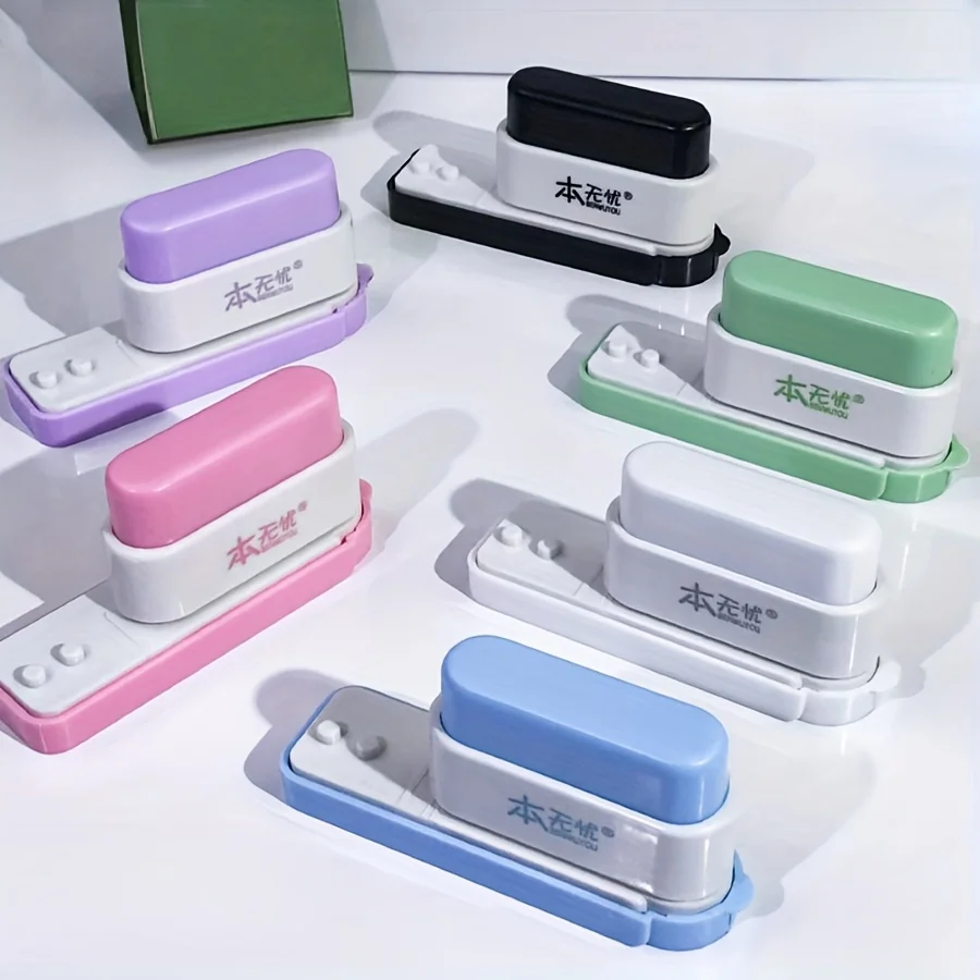 1PC 5- Hole Punch for Binder: Office Desk Organizer - Perfect for DIY Binding of Notebooks and Files, Craft Paper Punch Tool - 3