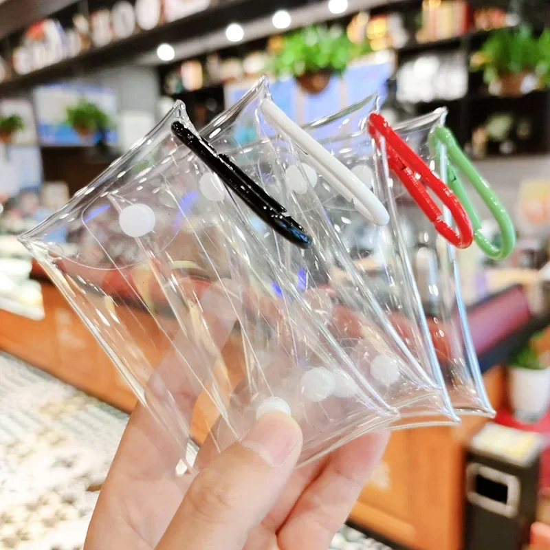 Coin Purse Women Wallet Coin Wallet Change Bag PVC Clear Mini Female Purses Kids Girls Key Lipstick Earphone Storage Bags
