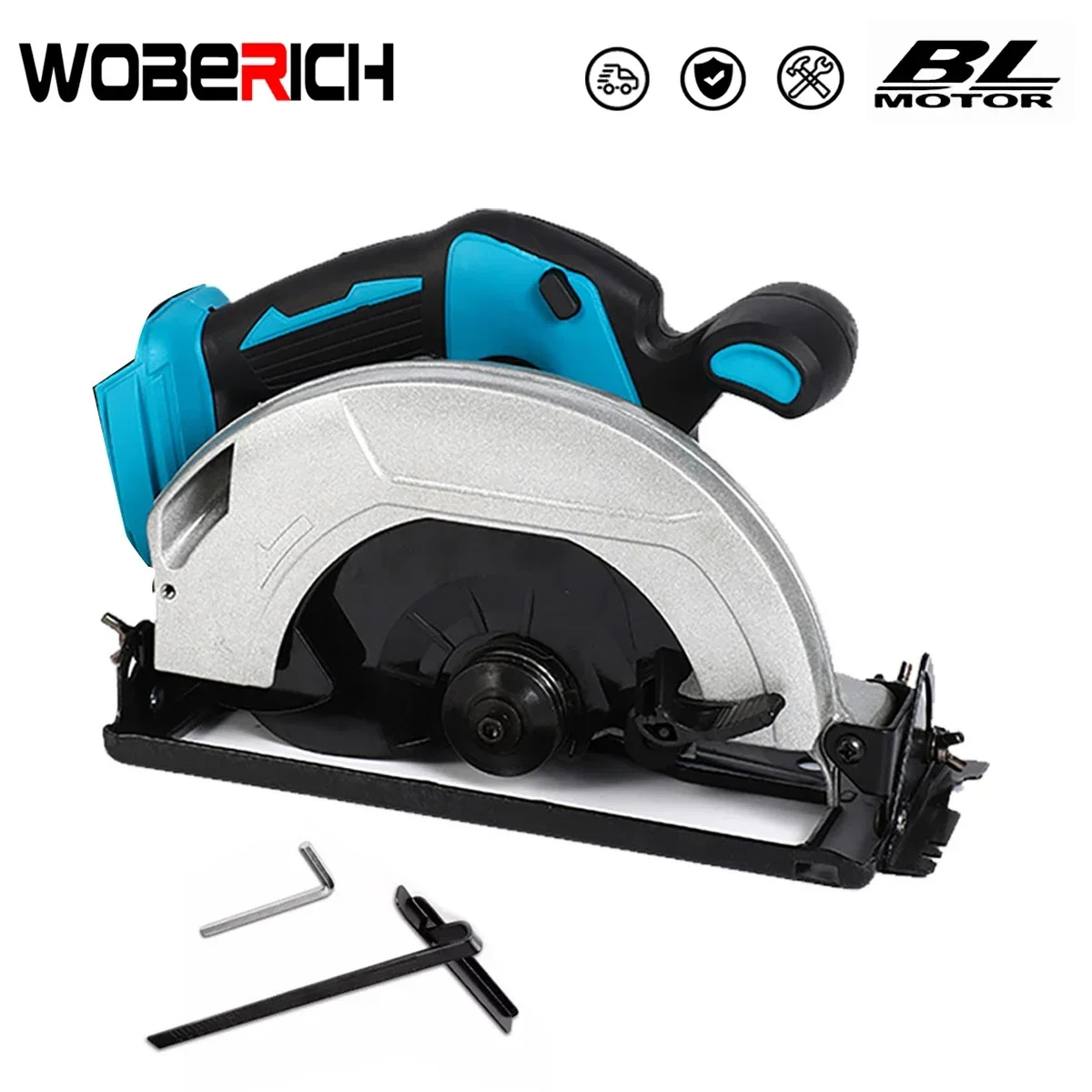 

7inch 180mm Brushless Electric Circular Saw Handle Power Tools Dust Passage Electric Saw Cutting Machine For Makita 18V Battery